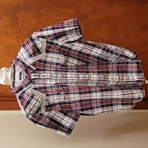 American Rag | Men's 100% Cotton Short Sleeve Plaid Shirt that Snaps - size XL